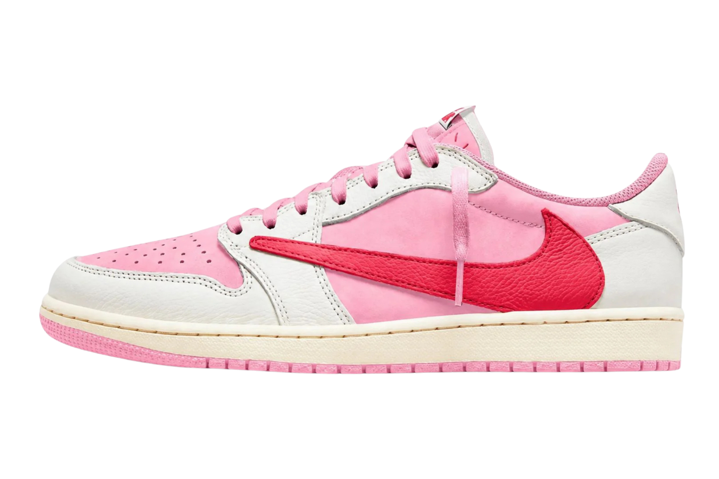 Air Jordan 1 Retro Low OG x Travis Scott "Sail Tropical Pink" (Pre-Order | Versand 4-14 Werktage)