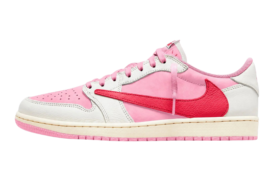 Air Jordan 1 Retro Low OG x Travis Scott "Sail Tropical Pink" (Pre-Order | Versand 4-14 Werktage)
